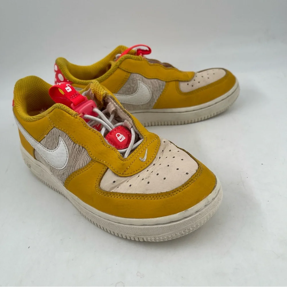Nike Kids Air Force One Toggle SE Mushroom Sneakers DQ0365-700 - Size 1.5 Youth